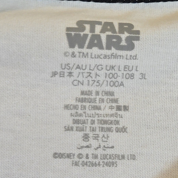 Women's Star Wars Logo Stormtrooper Inspired White Graphic T-Shirt Size - Picture 4 of 8